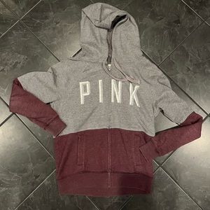 VS Pink zip hoodie